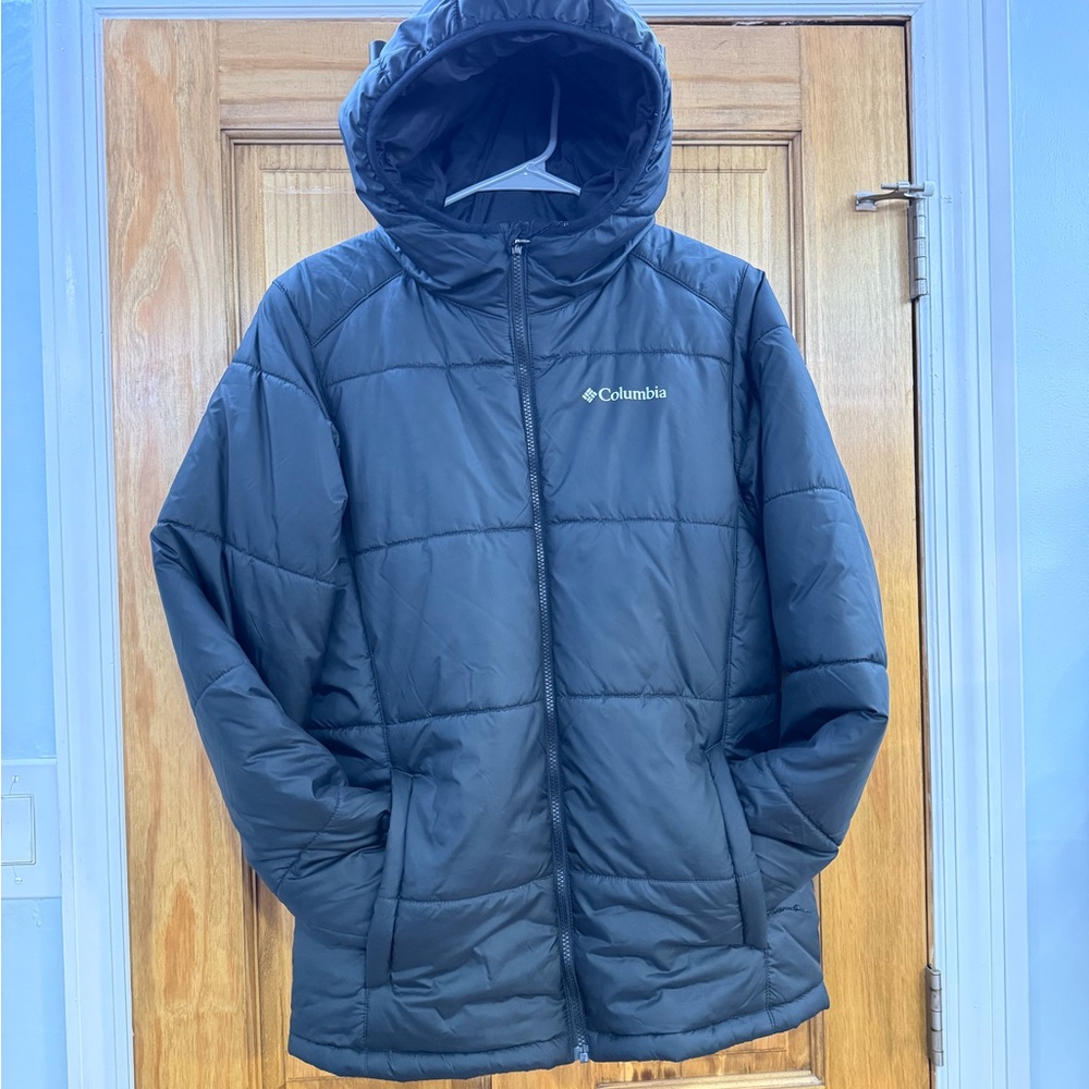 Columbia Black Hooded Jacket